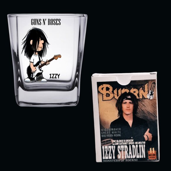 GUNS N ROSES/Peanuts Character Mashup Shot Glass w/ Matching Gift Boxes - Picture 4 of 6